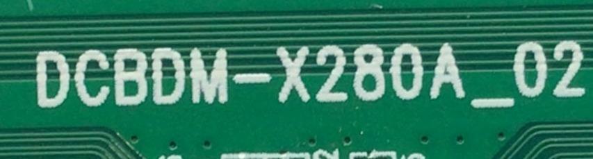 T-CON PARA TV SANSUI / NUMERO DE PARTE DCBDM-X2808A_02 / DCBDM-X2808A / DISPLAY CV500U1-T01 / MODELO SMX5019USM - Imagen 2